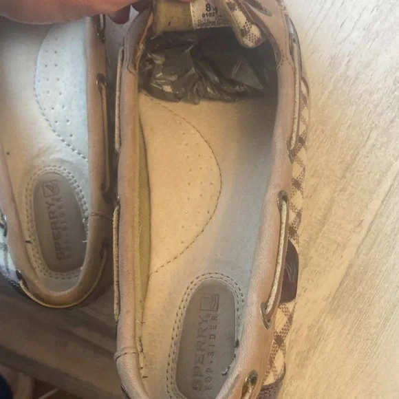 Genuine Sperry Angel Fish Boat Shoes Women's Tan and Brown Loafers - Picture 14 of 16